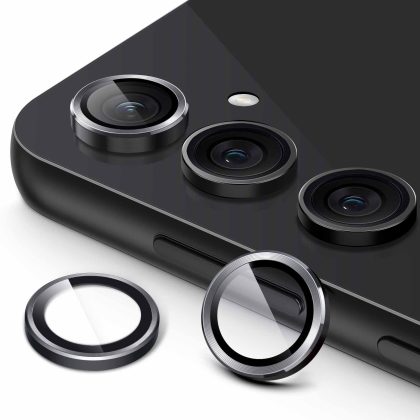 JETech Camera Lens Protector for Samsung Galaxy S23 FE 6.4-Inch, 9H Tempered Glass Metal Individual Ring Cover, HD Clear, 3-Pack