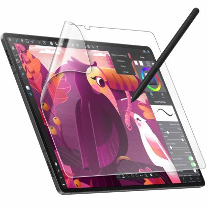 JETech Paper Screen Protector for Samsung Galaxy Tab S9 Ultra 14.6-Inch, Anti-Glare, Matte PET Film for Drawing, 1-Pack