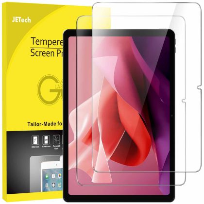 JETech Screen Protector for Lenovo Idea Tab Pro 2025 / Tab P12 2023 (12.7-Inch), 9H Tempered Glass Film, HD Clear, 2-Pack