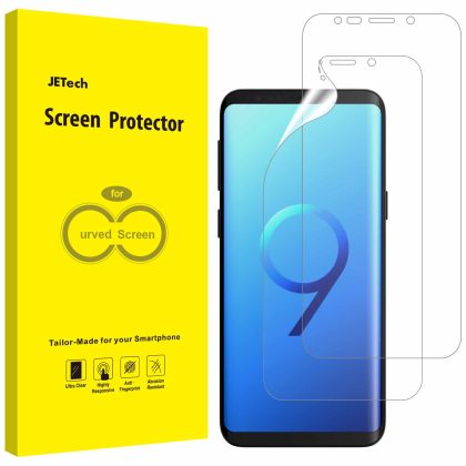 JETech Screen Protector for Samsung Galaxy S9 (NOT for S9 ), TPU Ultra HD Film, Case Friendly, 2-Pack