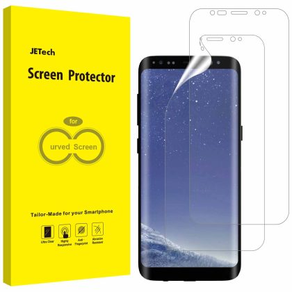 JETech Screen Protector for Samsung Galaxy S8 (NOT for S8 ), TPU Ultra HD Film, Case Friendly, 2-Pack