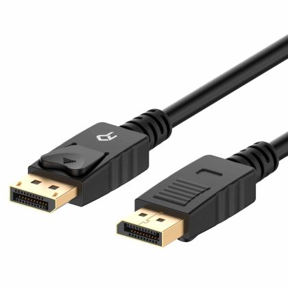 Rankie DisplayPort to DisplayPort Cable, DP Male to DP Male, 4K Resolution, 15 Feet (Black)