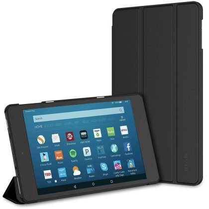 JETech Case for Amazon Fire HD 8 Tablet (8th / 7th / 6th Generation - 2018, 2017 and 2016 Release) Smart Cover with Auto Sleep/Wake