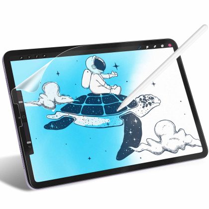 JETech Paper Screen Protector for iPad Air 5/4 (10.9-Inch, 2022/2020 Model, 5th/4th Generation), Anti-Glare, Matte PET Paper Film for Drawing
