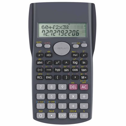 Helect 2-Line Engineering Scientific Calculator, Suitable for School and Business