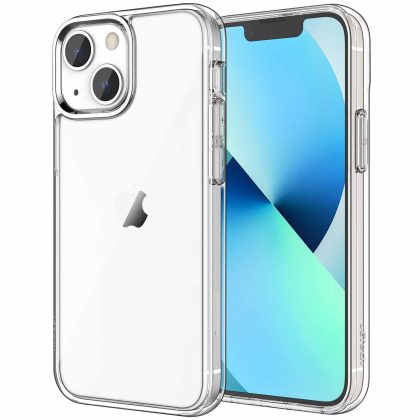 JETech Case for iPhone 13 Mini 5.4-Inch, Non-Yellowing Shockproof Phone Bumper Cover, Anti-Scratch Clear Back