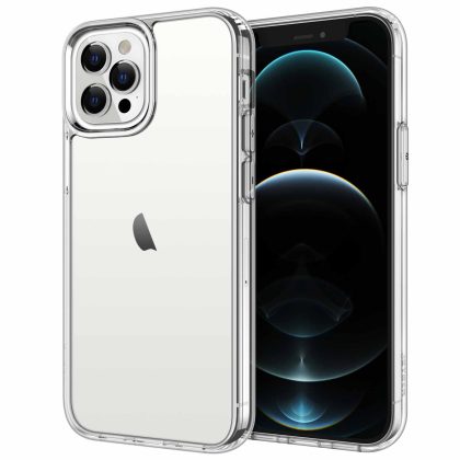 JETech Case for iPhone 12 Pro Max 6.7-Inch, Non-Yellowing Shockproof Phone Bumper Cover, Anti-Scratch Clear Back