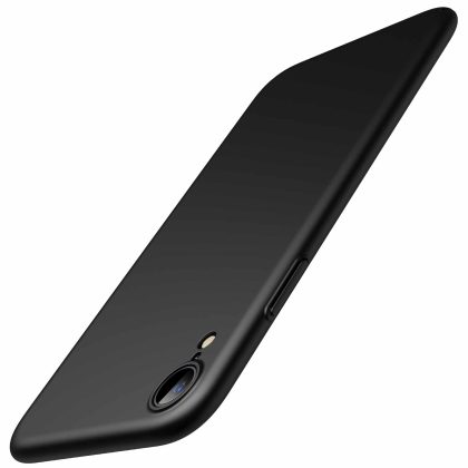 JETech Upgraded Slim (0.85 mm Thin) Case for iPhone XR 6.1-Inch, Camera Lens Cover Full Protection, Slim Fit Ultra Thin Lightweight Matte Hard PC, Support Wireless Charging