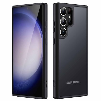 JETech Matte Case for Samsung Galaxy S23 Ultra 5G 6.8-Inch, Frosted Translucent Back Protective Slim Phone Cover, Anti-Fingerprints