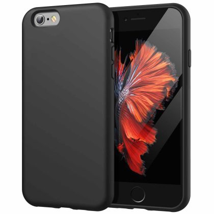 JETech Silicone Case for iPhone 6s Plus/6 Plus 5.5 Inch, Silky-Soft Touch Full-Body Protective Case, Shockproof Cover with Microfiber Lining
