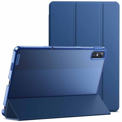 JETech Case for Lenovo Tab M10 5G 10.61-Inch, Slim Translucent Back Tri-Fold Folio Stand Protective Tablet Cover, Auto Wake/Sleep