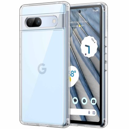 JETech Case for Google Pixel 7a 6.1-Inch 2023, Non-Yellowing Shockproof Bumper Protective Phone Cover, Anti-Scratch Hard PC Back