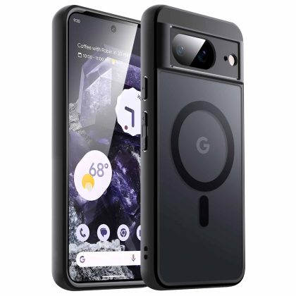 JETech Magnetic Case for Google Pixel 8 6.2-Inch 2023, Compatible with MagSafe, Translucent Matte Back Shockproof Phone Cover