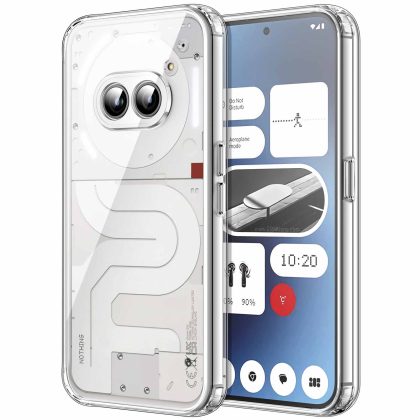 JETech Case for Nothing Phone 2a / 2a Plus, Non-Yellowing Shockproof Phone Bumper Cover, Anti-Scratch Clear Back (Clear)