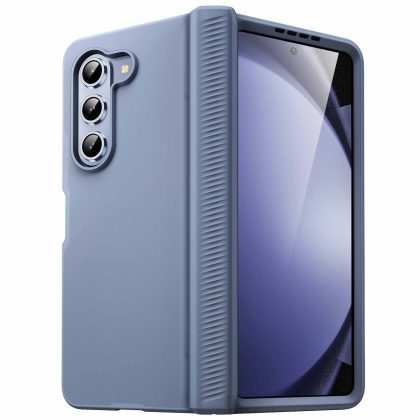 JETech Case for Samsung Galaxy Z Fold 5 2023 with Hinge Protection, Heavy Duty Rugged Protective Hard PC Phone Cover, Anti-Fingerprint Matte Finish (Blue)