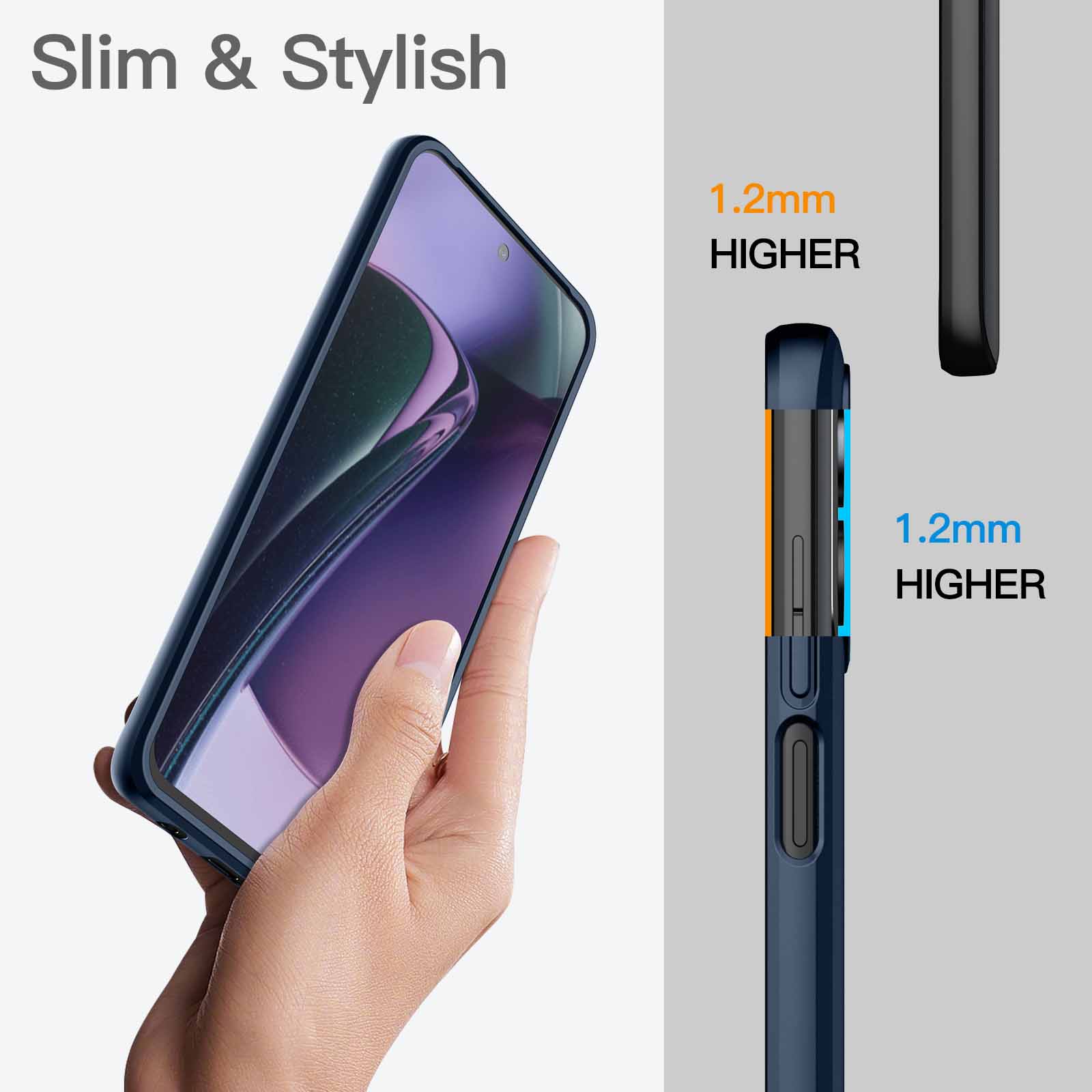 JETech Slim Fit Case for Motorola Moto G Stylus 5G 2023 (Not fit for 4G or 2022 Version), Soft TPU Thin Protective Phone Cover with Matte Finish, Shockproof - Image 3