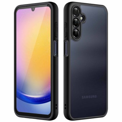 JETech Matte Case for Samsung Galaxy A25 5G 6.5-Inch with Upgraded Camera Protection, Translucent Frosted Matte Back Shockproof Protective Phone Cover
