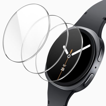 JETech Screen Protector for Samsung Galaxy Watch 8 40mm, Tempered Glass Anti-Scratch, HD Clear, 3 Pack