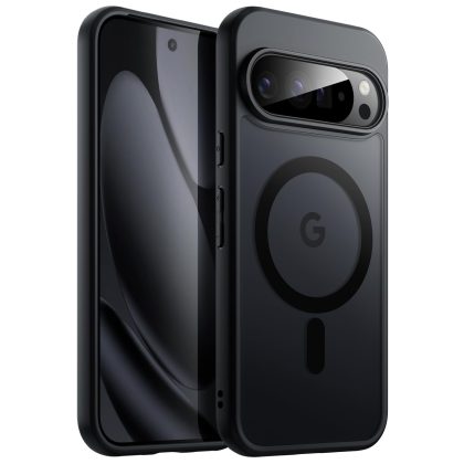 JETech Magnetic Case for Google Pixel 10 Pro XL 2025, Compatible with MagSafe and Pixelsnap Charger, Translucent Matte Back Shockproof Phone Cover