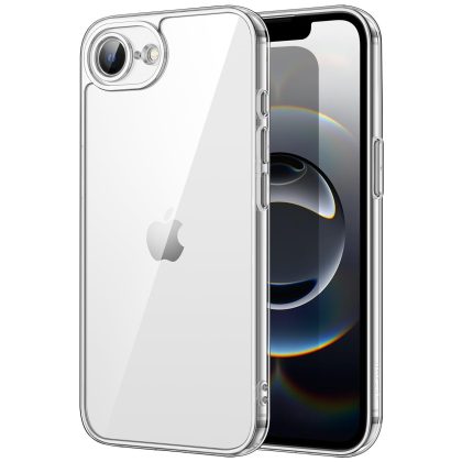 JETech Case for iPhone 16e 6.1-Inch 2025, Non-Yellowing Shockproof Phone Bumper Cover, Anti-Scratch Clear Back