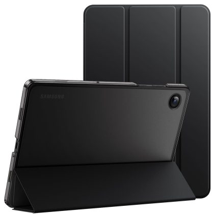 JETech Case for Samsung Galaxy Tab A11 /A11 Plus, Slim Translucent Back Tri-Fold Folio Stand Protective Tablet Cover, Auto Wake/Sleep