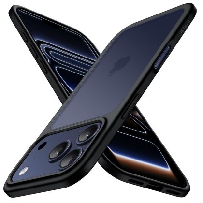 JETech Matte Case for iPhone 17 Pro 6.3-Inch, Shockproof Military Grade Drop Protection, Frosted Translucent Back Minimalist Phone Cover, Anti-Fingerprint