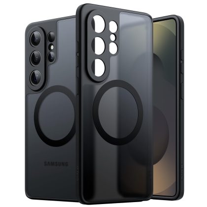 JETech Magnetic Case for Samsung Galaxy S26 Ultra, Compatible with MagSafe, Camera Lens Full Protection, Translucent Matte Back Shockproof Phone Cover