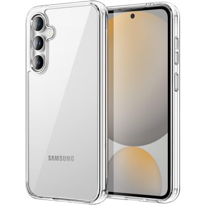 JETech Case for Samsung Galaxy S24 FE, Non-Yellowing Shockproof Bumper Protective Phone Cover, Anti-Scratch Hard PC Back