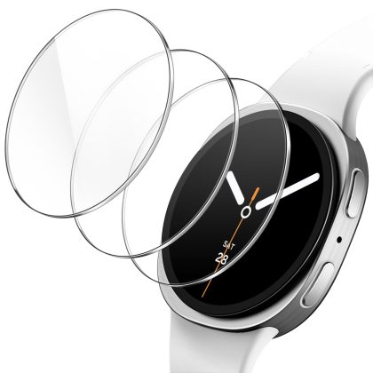 JETech Screen Protector for Samsung Galaxy Watch 8 44mm, Tempered Glass Anti-Scratch, HD Clear, 3 Pack