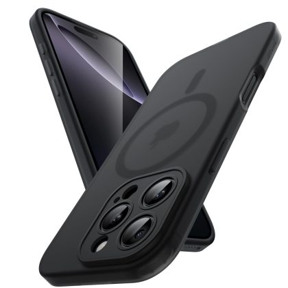 JETech Matte Case for iPhone 16 Pro 6.3-Inch Compatible with MagSafe, Non-Yellowing and Anti-Fingerprint, Shockproof Translucent Frosted TPU Soft Phone Cover