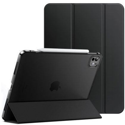 JETech Case for iPad Pro 11-Inch M5/M4 2025/2024 (6th/5th Generation), Slim Stand Hard Back Shell Smart Cover with Auto Wake/Sleep