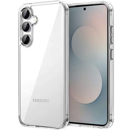 JETech Case for Samsung Galaxy S25 FE, Non-Yellowing Shockproof Bumper Protective Phone Cover, Anti-Scratch Hard PC Back