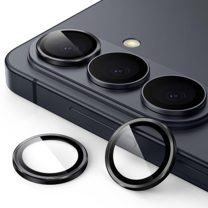 JETech Camera Lens Protector for Samsung Galaxy S26 Plus, 9H Tempered Glass Metal Individual Ring Cover, HD Clear, 1 Set