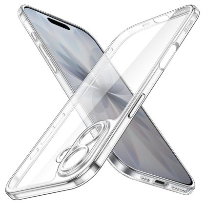 JETech Slim Case for iPhone 17 6.3-Inch with Camera Lens Full Protection, Ultra-Thin Lightweight Clear Minimalist Protective Phone Cover