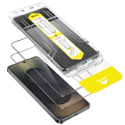 JETech Screen Protector for Samsung Galaxy S26 Ultra, 10-Second Easy Installation Kit with One-Step Alignment Tray, 9H Tempered Glass Film, Fingerprint ID Compatible, HD Clear, 2-Pack