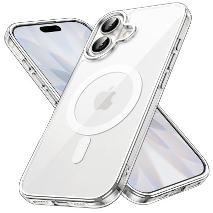JETech Magnetic Case for iPhone 17 6.3-Inch Compatible with MagSafe, Shockproof Phone Bumper Cover, Anti-Scratch Clear Back