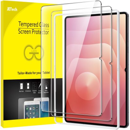 JETech Screen Protector for Samsung Galaxy Tab S11 Ultra, with Easy Installation Frame, Tempered Glass Film, HD Clear, 14.6-Inch Display, 2-Pack