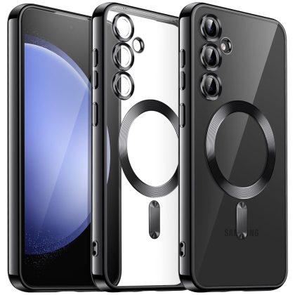 JETech Electroplated Case for Samsung Galaxy S23 FE 6.4-Inch, Camera Lens Full Protection, Compatible with MagSafe Wireless Charging, Shockproof Soft TPU Phone Cover