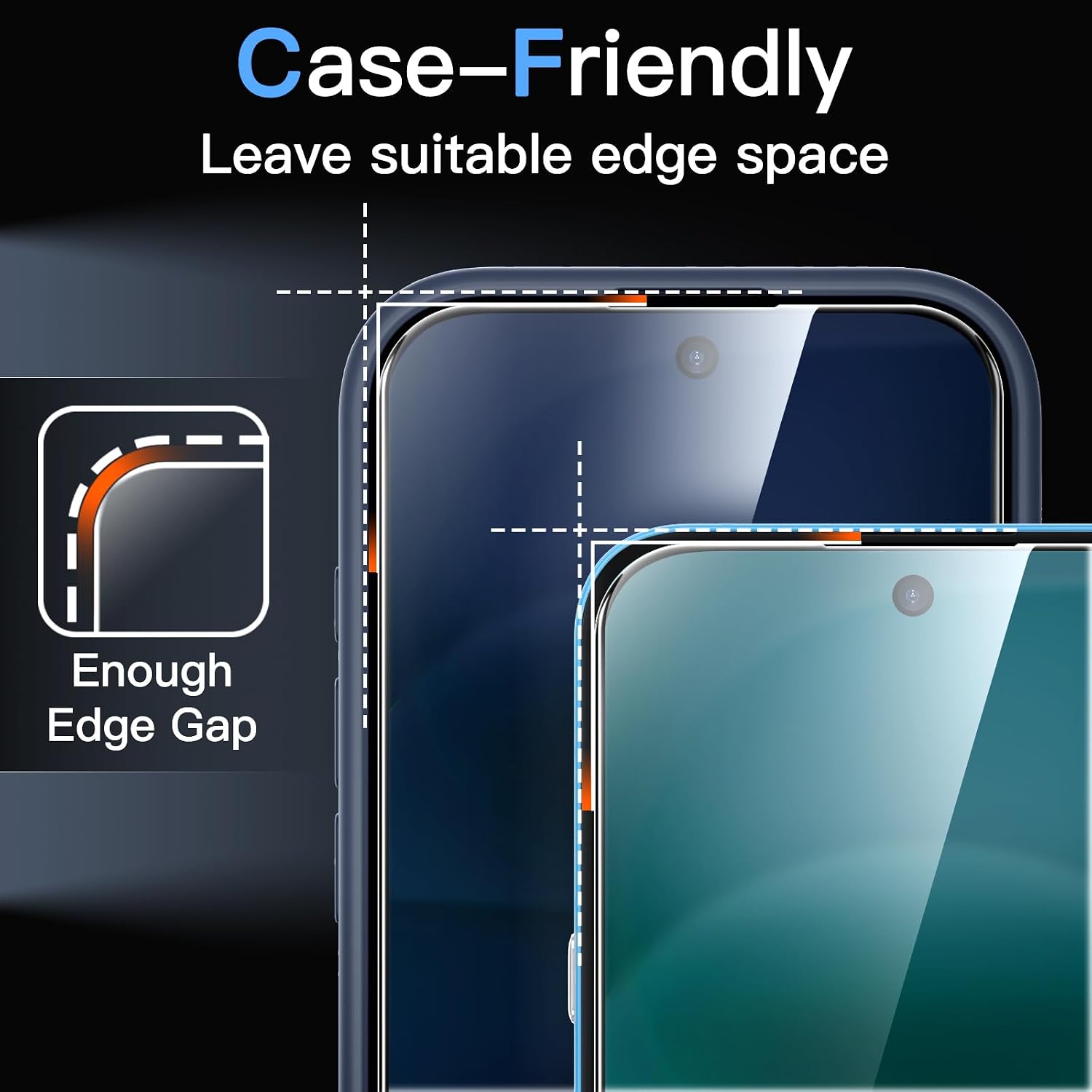 JETech Screen Protector for Nothing Phone 4a Pro, 3-Pack - Image 7