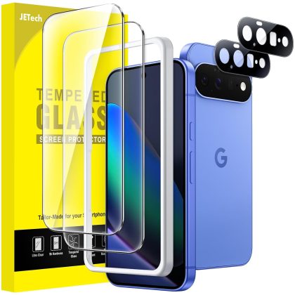 JETech Screen Protector with Lens Protector for Google Pixel 11, 2+2 Pack