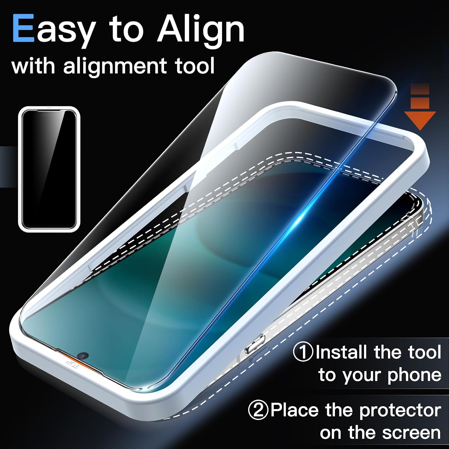 JETech Screen Protector for Nothing Phone 4a Pro, 3-Pack - Image 4