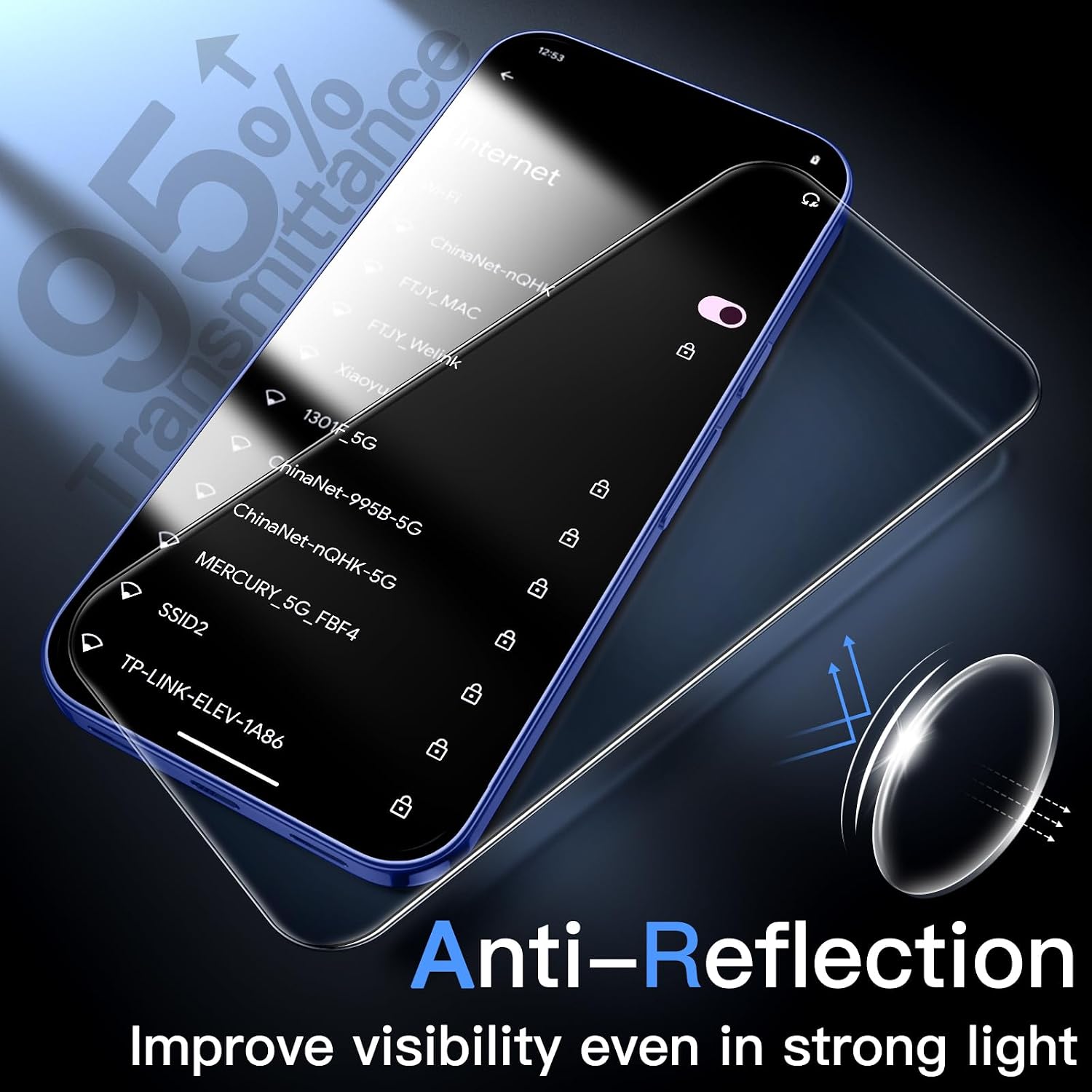 JETech Anti-Reflective Screen Protector for Google Pixel 11 Pro XL, 2-Pack - Image 4